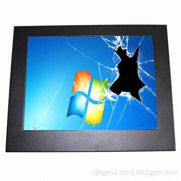 12.1-inch Metal Frame Industrial Grade TFT LCD Display for CCTV with AV/VGA Input